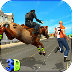 Police Horse Crime City Chase