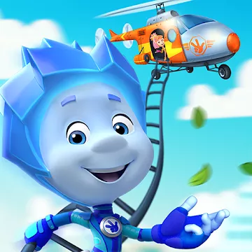 Фиксики: Мастера На Вертолётах! Игры для детей!