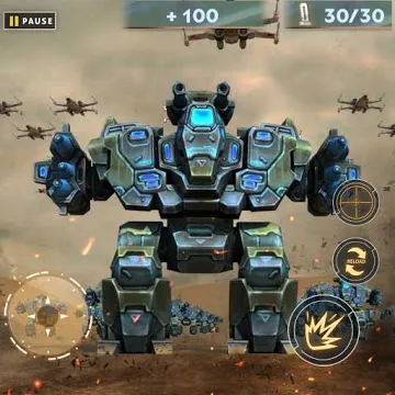 FUTURISTIC WAR ROBOTS