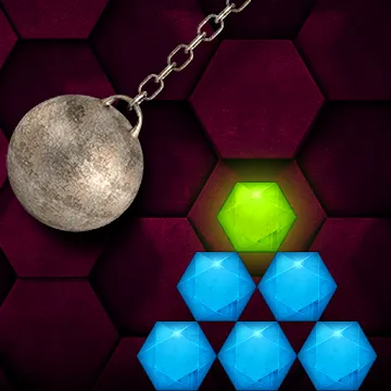 HEXASMASH • Wrecking Ball Physics Puzzle