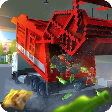Блочный Мусоровоз SIM PRO