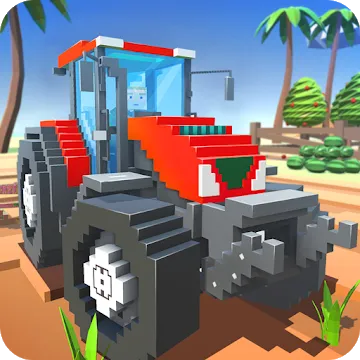 Blocky Farm: Field Worker SIM