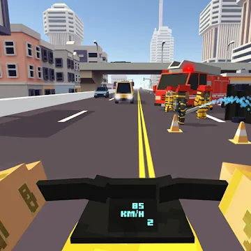 Blocky Moto Racing ? - мотоцикл симулятор