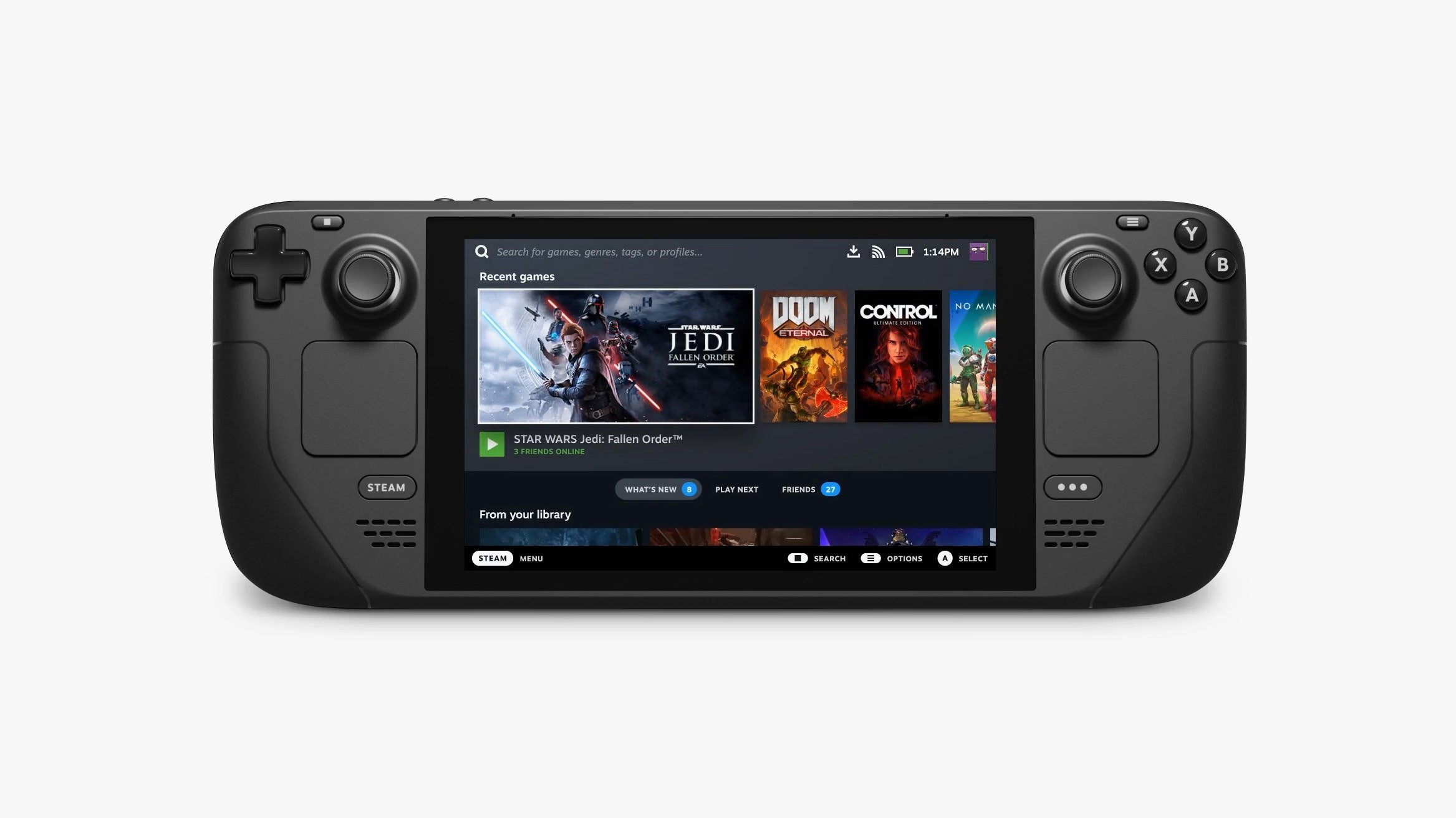 Steam Deck имеет опцию ограничения fps для снижения расхода аккумулятора