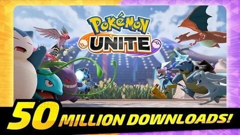 Мобильную Pokémon Unite скачали более 50 млн пользователей