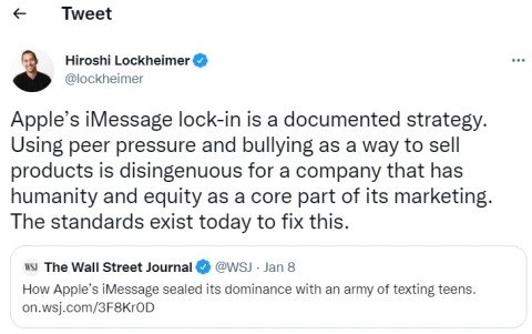 В Google считают, что Apple троллит владельцев смартфонов на Android