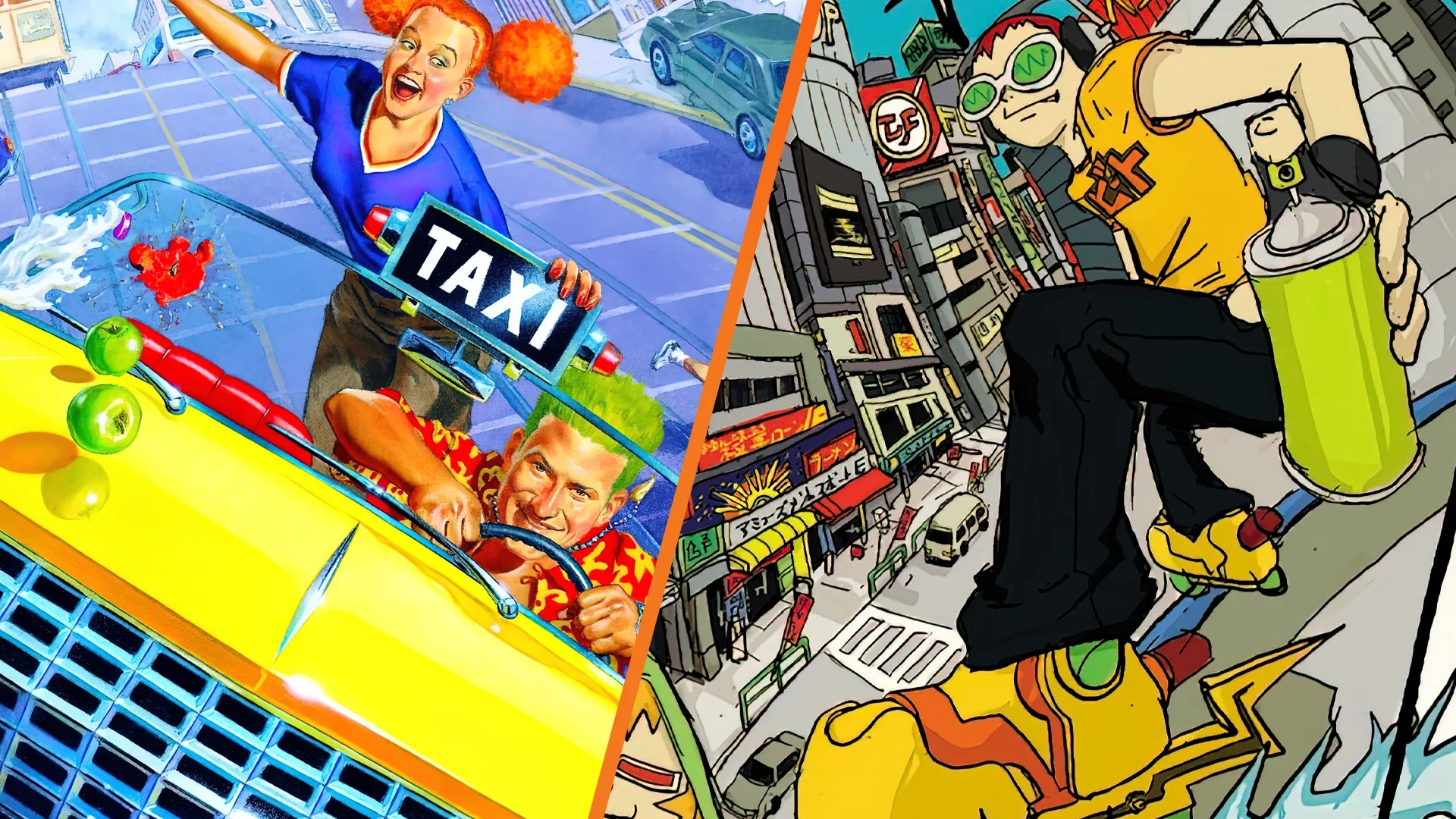 SEGA перезапустит легендарные игры Crazy Taxi и Jet Set Radio