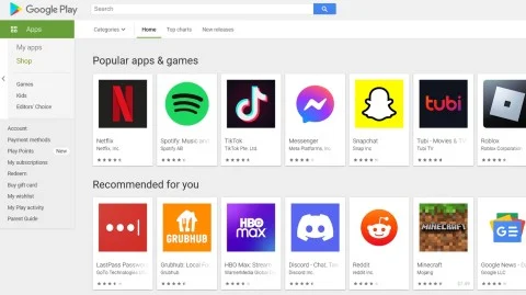 Дизайн десктопной версии Google Play претерпел значительные изменения