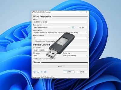 Программа Rufus решила основные трудности с установкой Windows 11