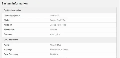 Стали известны технические характеристики процессора Tensor G2