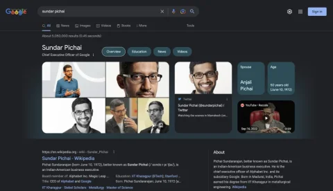 Google вновь улучшила интерфейс своего поисковика