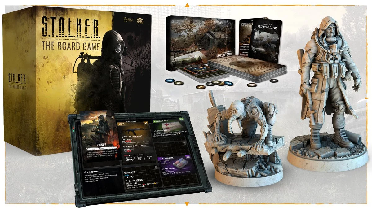 По мотивам легендарной игровой серии S.T.A.L.K.E.R. выйдет настольная игра