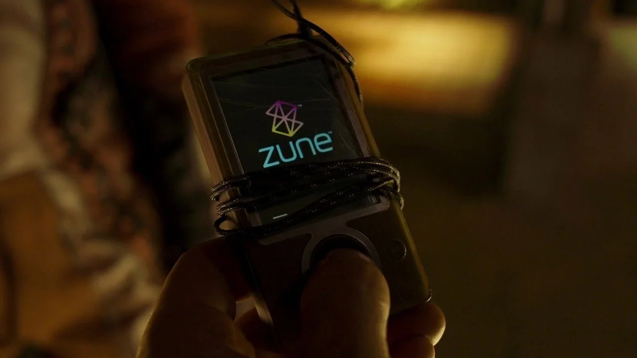 Microsoft raffled off a Zune player among the fans of the movie "Guardians of the Galaxy"