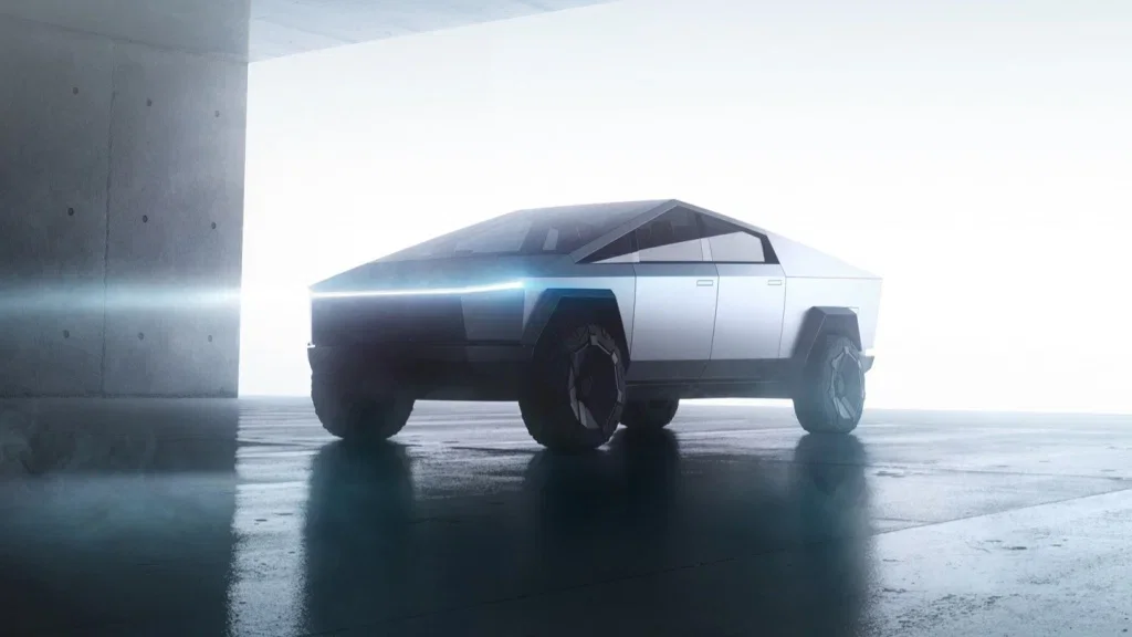 Finally we waited. The first Tesla Cybertruck pickup rolled off the assembly line