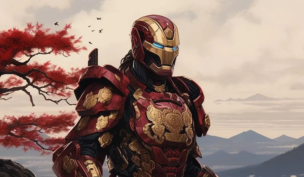 Нейросеть превратила супергероев и суперзлодеев в самураев