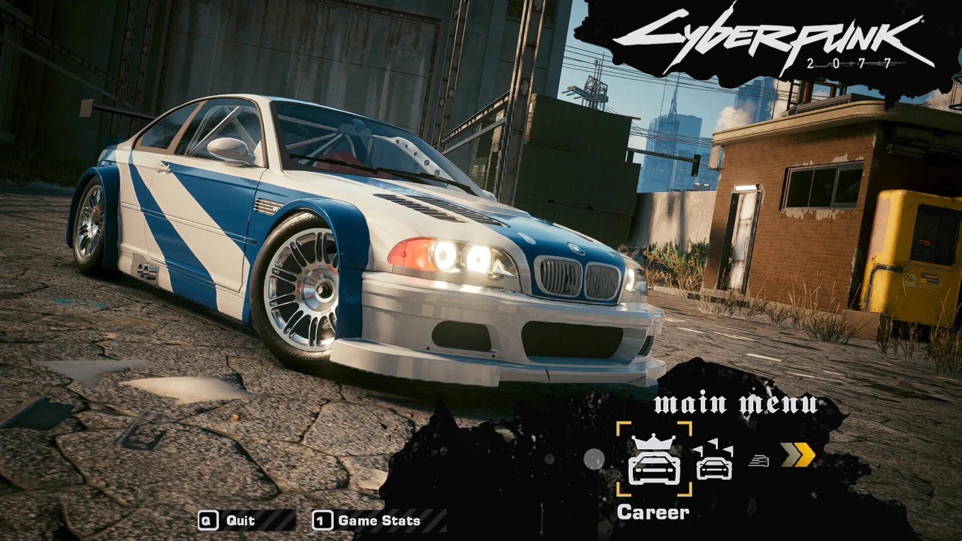 В Cyberpunk 2077 добавили легендарную BMW из Need for Speed: Most Wanted