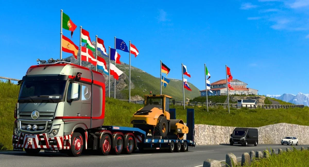 A fan of Euro Truck Simulator 2 has recreated the entire road map of the game