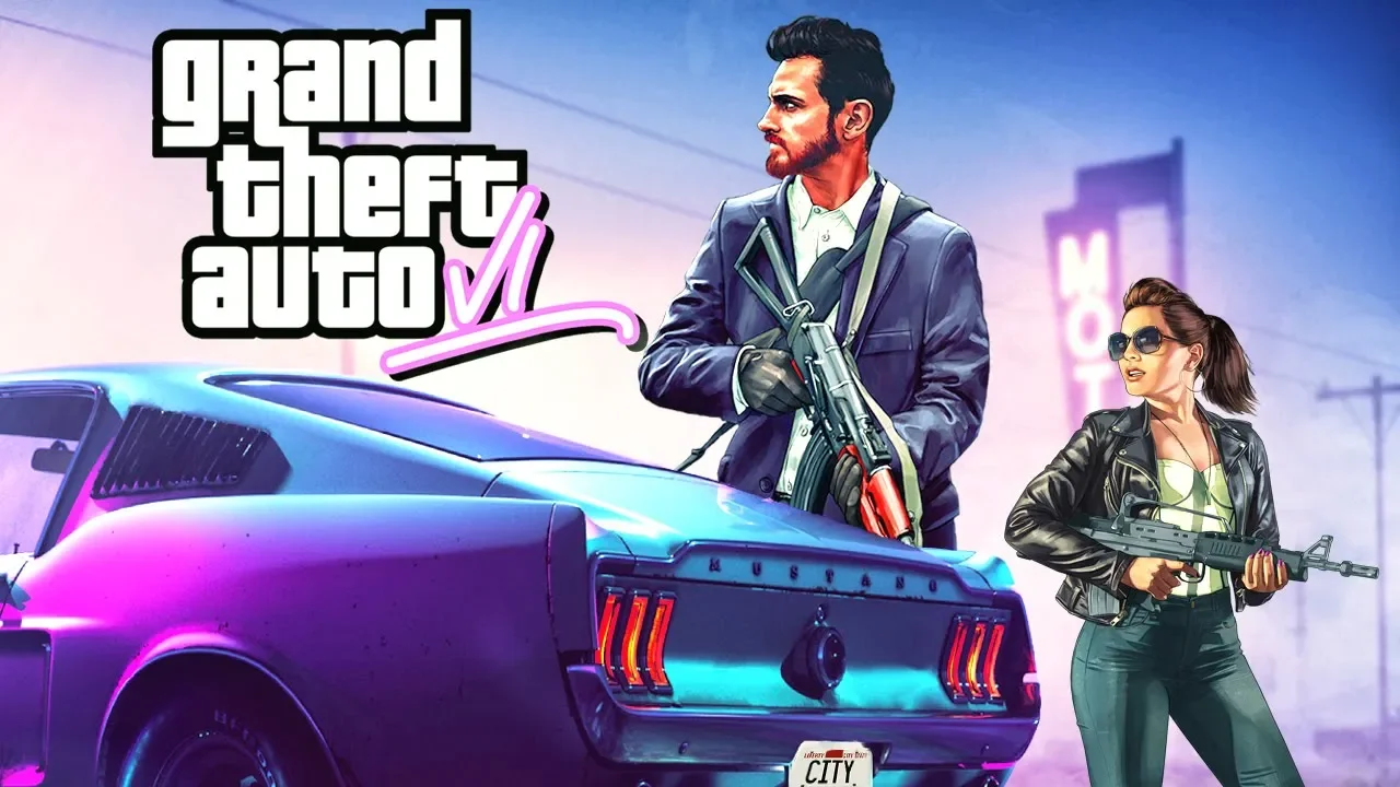 The user created the concept of the start screen for GTA 6