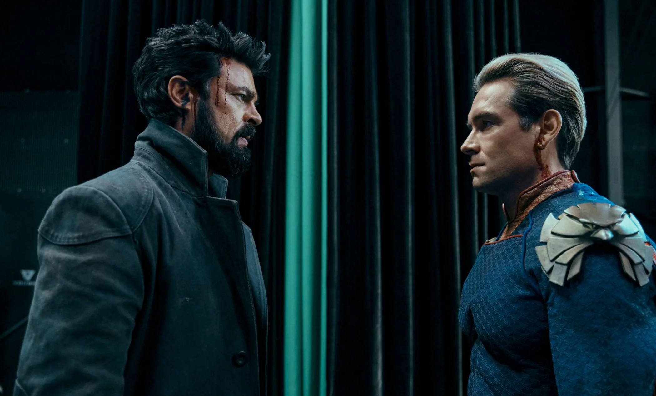 The artist transferred the characters from the series “The Boys” into various cartoons