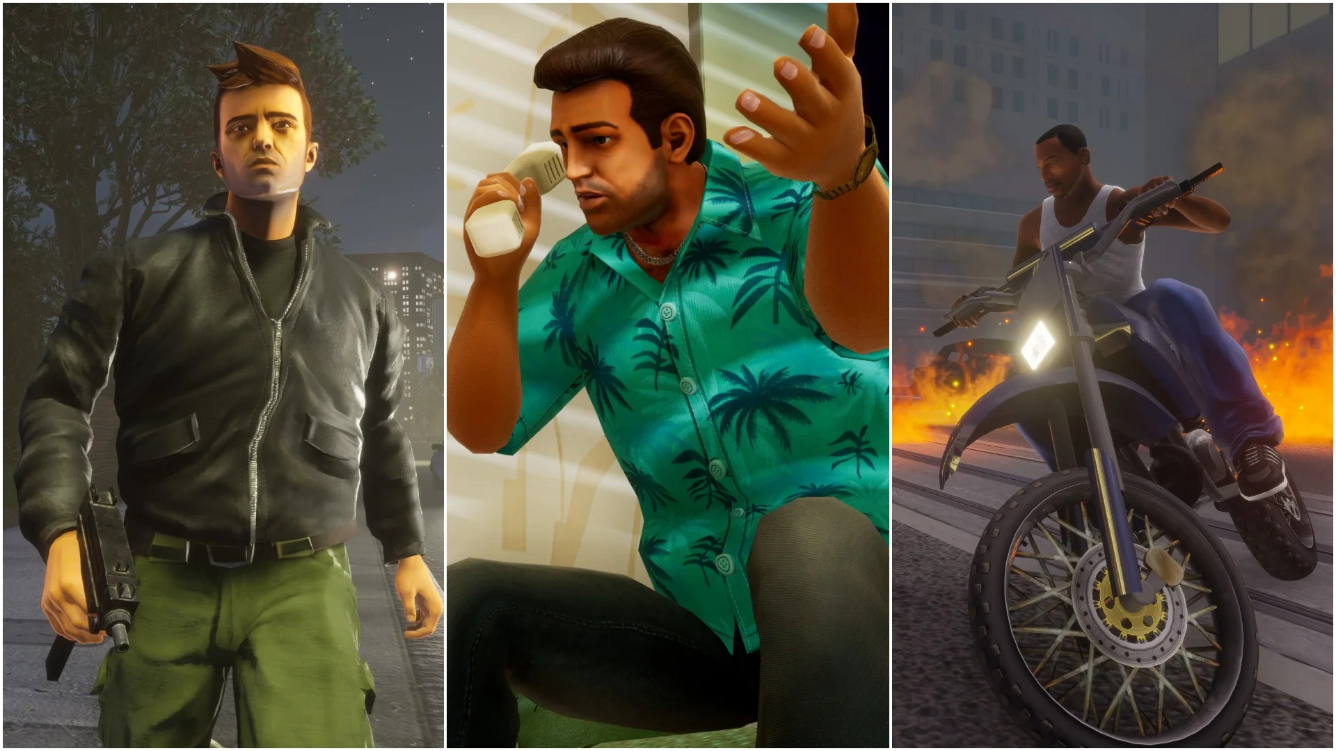 Screenshots of Grand Theft Auto: The Trilogy – The Definitive Edition for Android and iOS have appeared