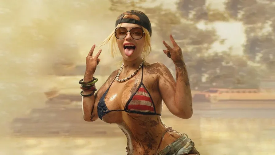 Cosplay of the dirty girl in a bikini from the GTA 6 trailer has been cosplayed again