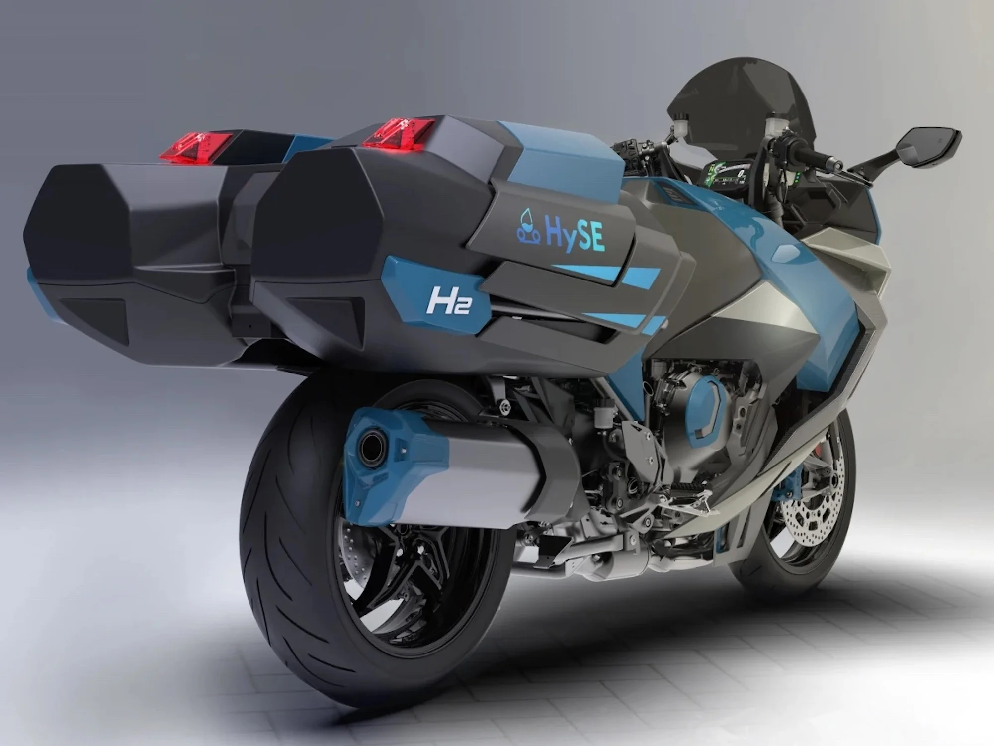 Kawasaki showcases its first hydrogen-powered motorcycle