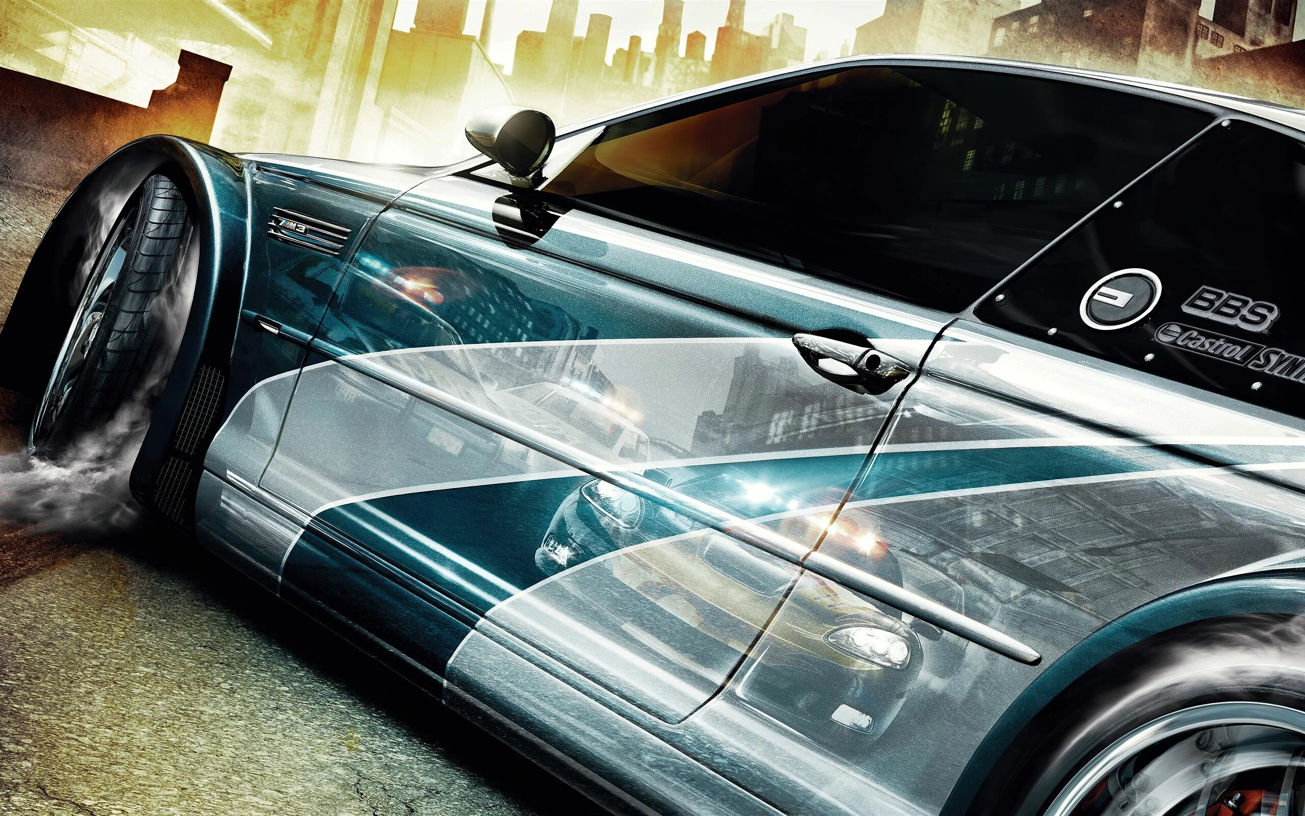 An enthusiast launched Need for Speed: Most Wanted (2005) on a mobile device, installing the game from the disk