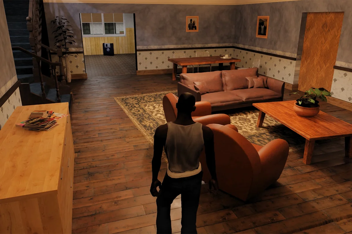 GTA: San Andreas shown with and without ray tracing