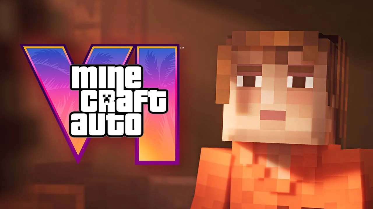 The Grand Theft Auto 6 trailer has once again been recreated in Minecraft style