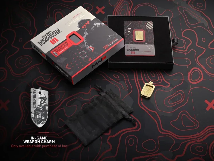 Создатели Call of Duty выпустят золотые и серебряные слитки с изображением капитана Прайса