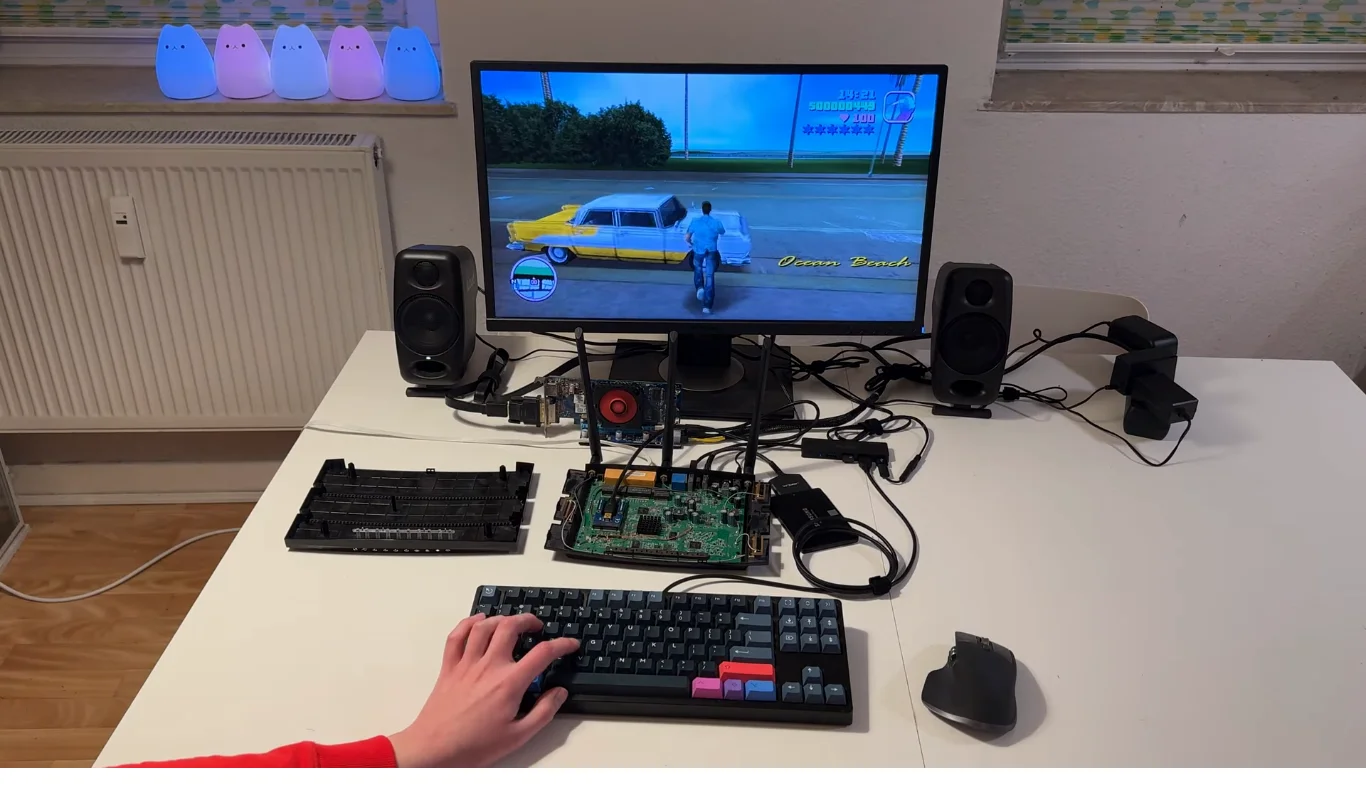 Grand Theft Auto: Vice City смогли запустить на Wi-Fi роутере