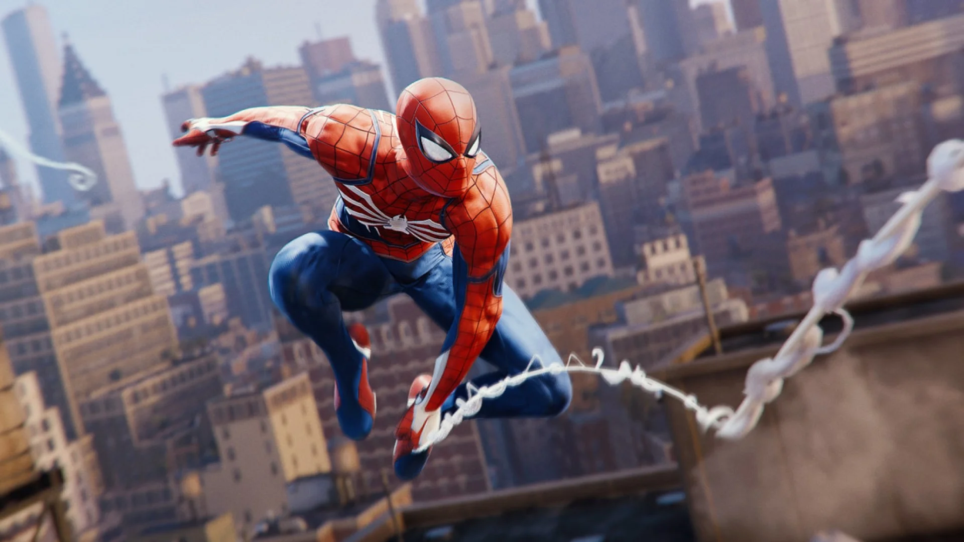 A comparison of graphics in different versions of the pirated port of Marvel's Spider-Man 2 on PC is shown