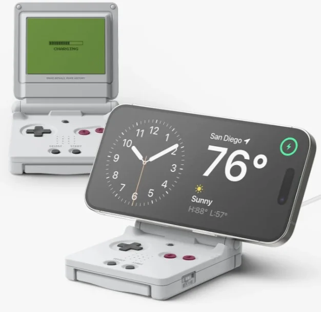 Для iPhone вышла беспроводная зарядка в виде игровой консоли Game Boy
