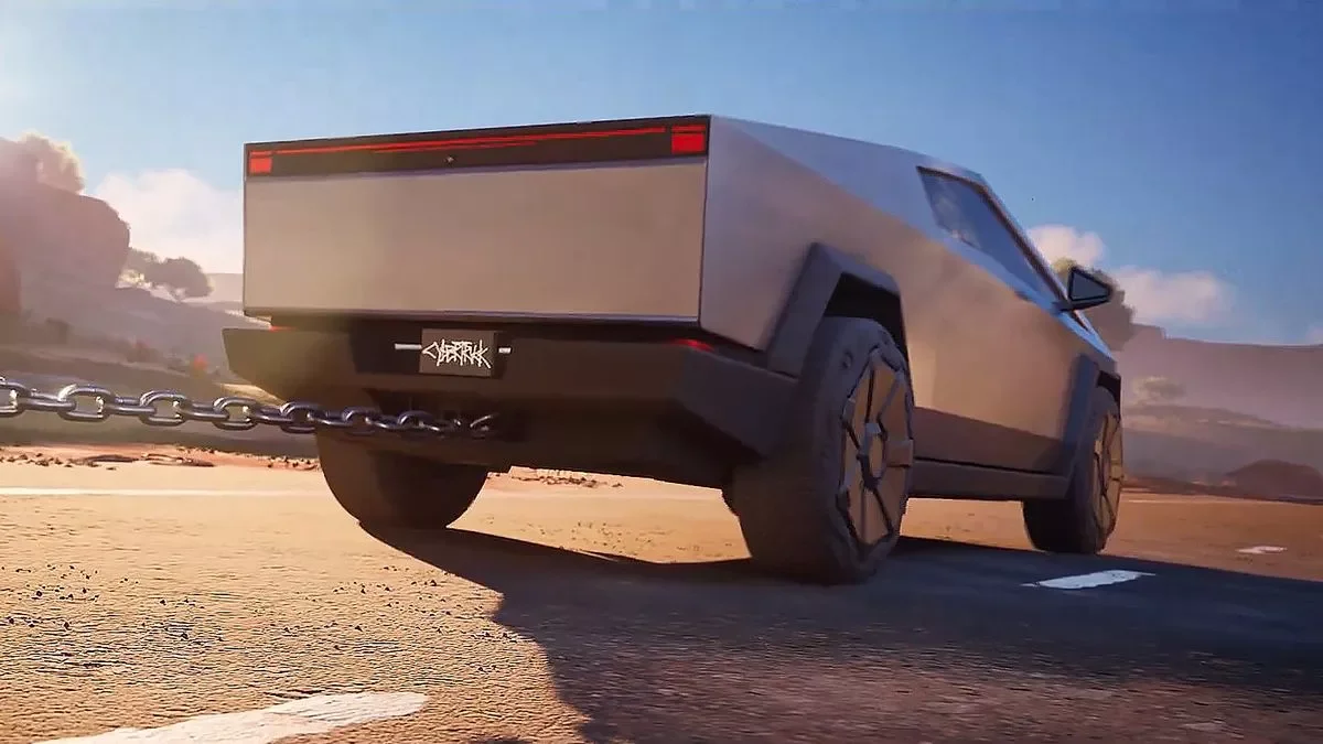 Пикап Tesla Cybertruck появился в Fortnite