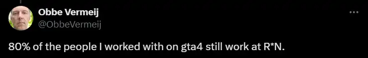 Экс-разработчик GTA: Над шестой частью трудятся 80% ветеранов Rockstar