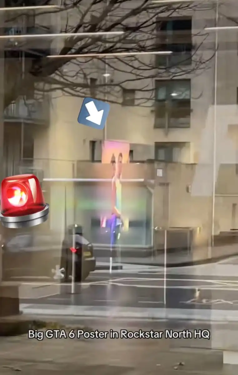 Около офиса Rockstar North обнаружили постер GTA 6. Фанаты утверждают, что он появился там недавно