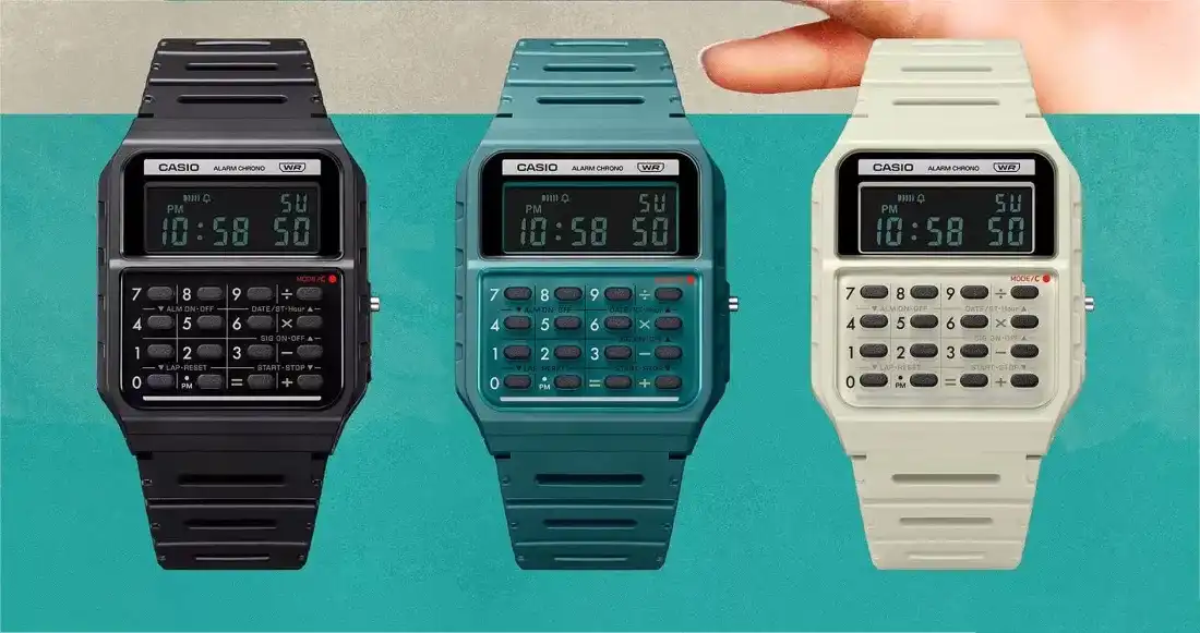 Casio has remade its famous calculator watch