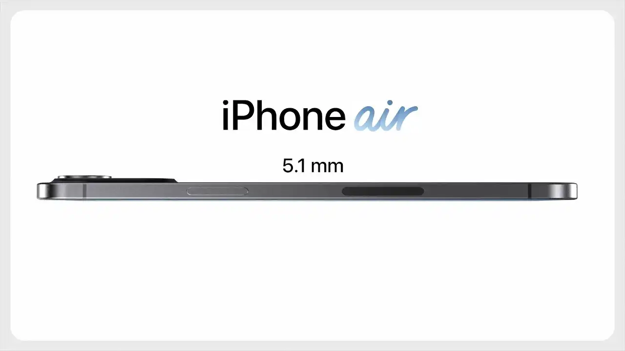 Инсайдеры: iPhone 17 Air получит ультратонкий корпус, но потеряет стереодинамики и слот для SIM-карты