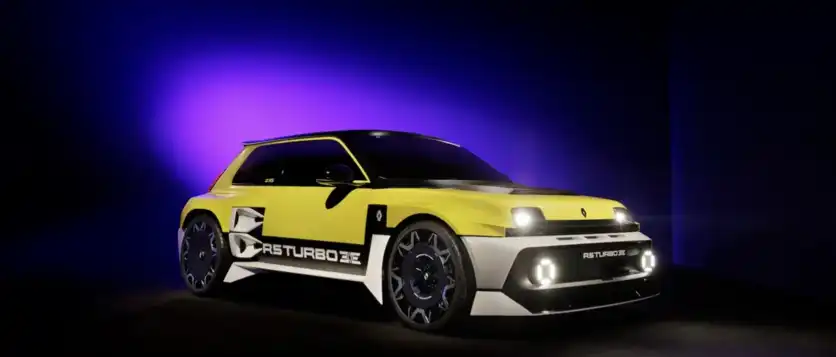 Renault представила электрокар с моторами в колёсах — концепт 5 Turbo 3E