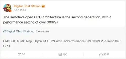 Snapdragon 8 Elite Gen 2 покажет 40% прироста производительности