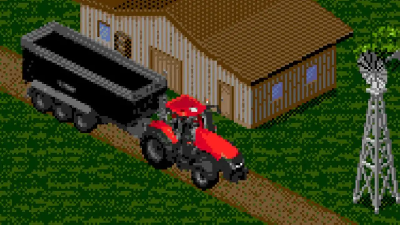 Giants Software представила ретро-версию Farming Simulator в 16-битном стиле