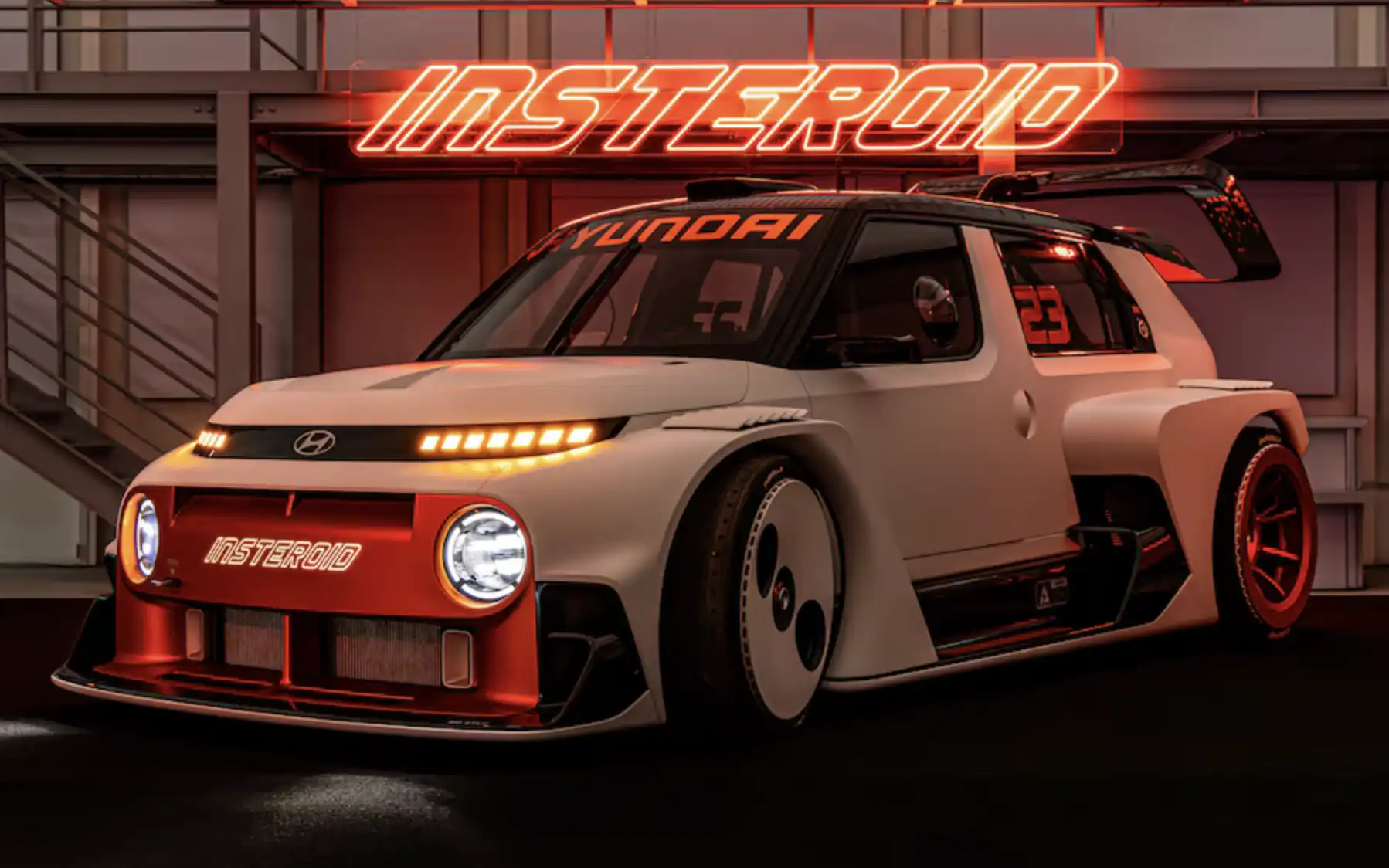 Hyundai Unveils Insteroid, a Video Game-Inspired, Green-Technology Concept Car