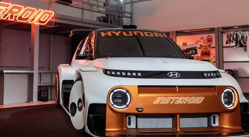 Hyundai представила Insteroid — концепткар в стиле видеоигр и экологичных технологий