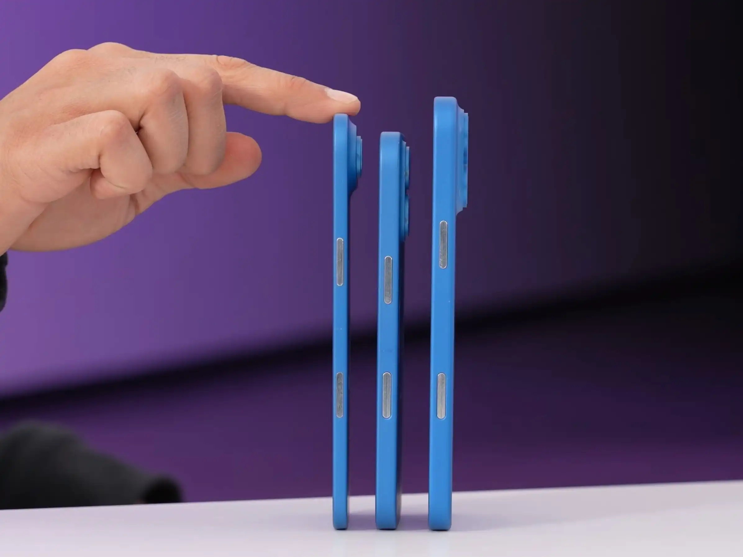 iPhone 17 Air показали в сравнении с другими моделями — рекордная тонкость вызывает вопросы