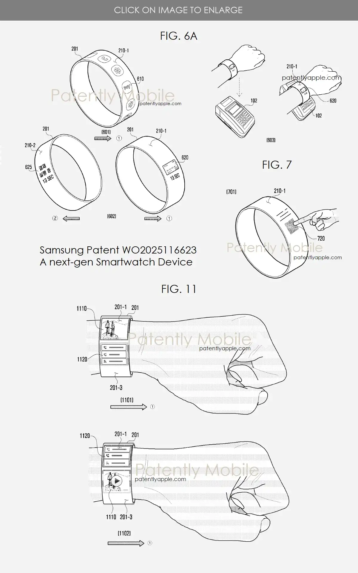 Samsung разрабатывает смарт-часы с гибким дисплеем вместо ремешка
