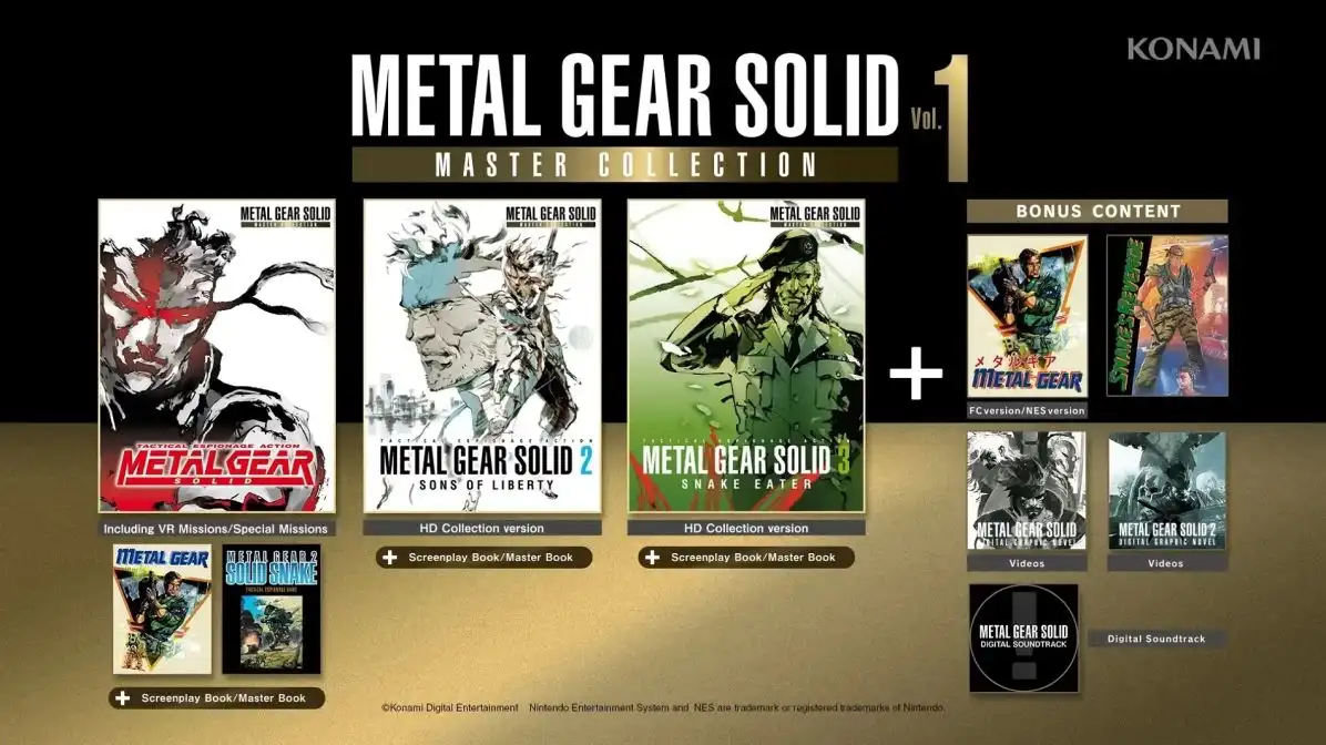 Konami подтвердила работу над Metal Gear Solid: Master Collection Vol. 2