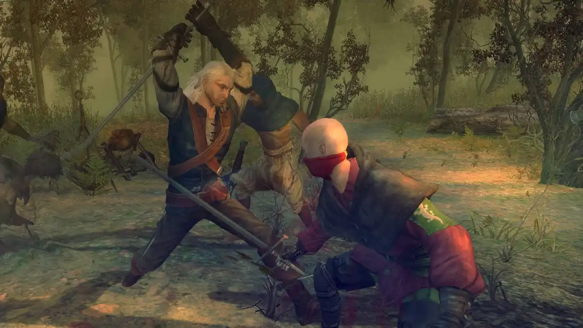 Боевая система The Witcher создавалась с расчетом на игру одной рукой