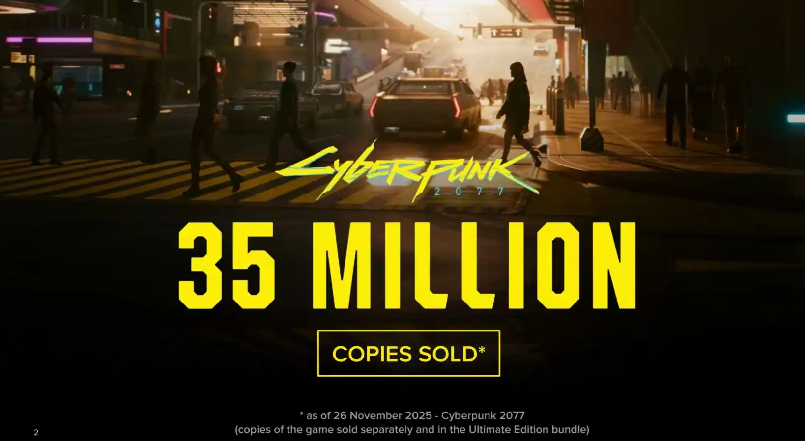 CD Projekt RED раскрыла актуальные продажи Cyberpunk 2077 и состав команд The Witcher 4 и Cyberpunk 2