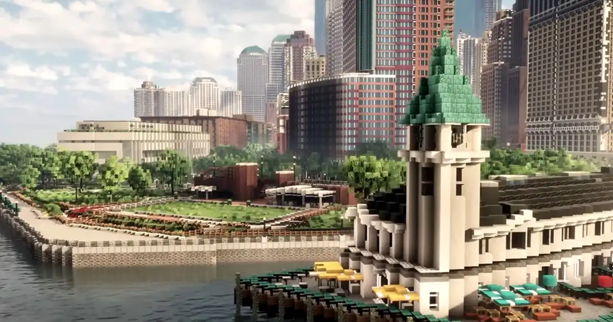 В Minecraft уже пять лет воссоздают Нью-Йорк в масштабе 1:1 — цифровой мегаполис растянулся на 700 км²