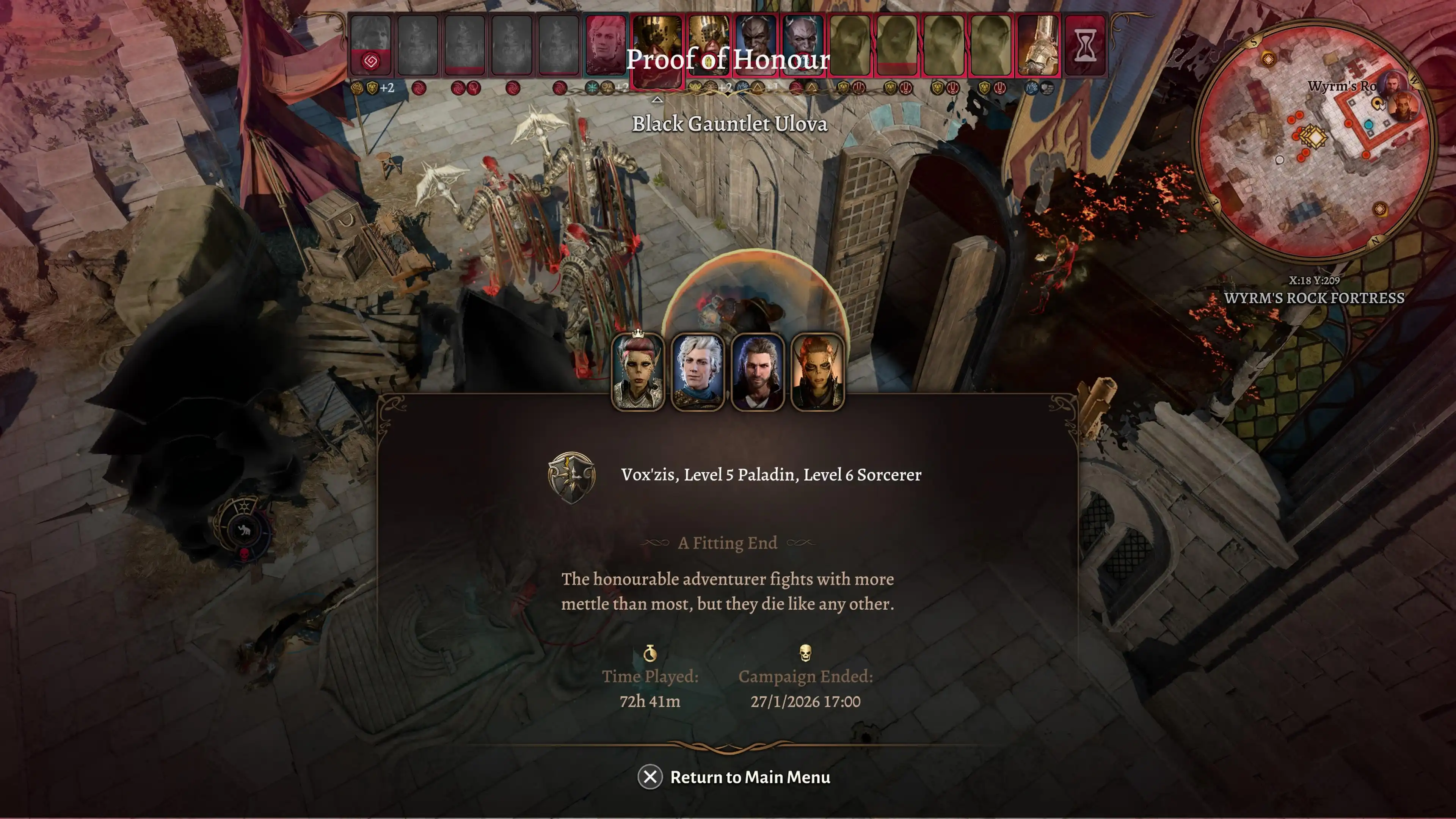 One phrase ruined 70 hours of hardcore play in Baldur's Gate III